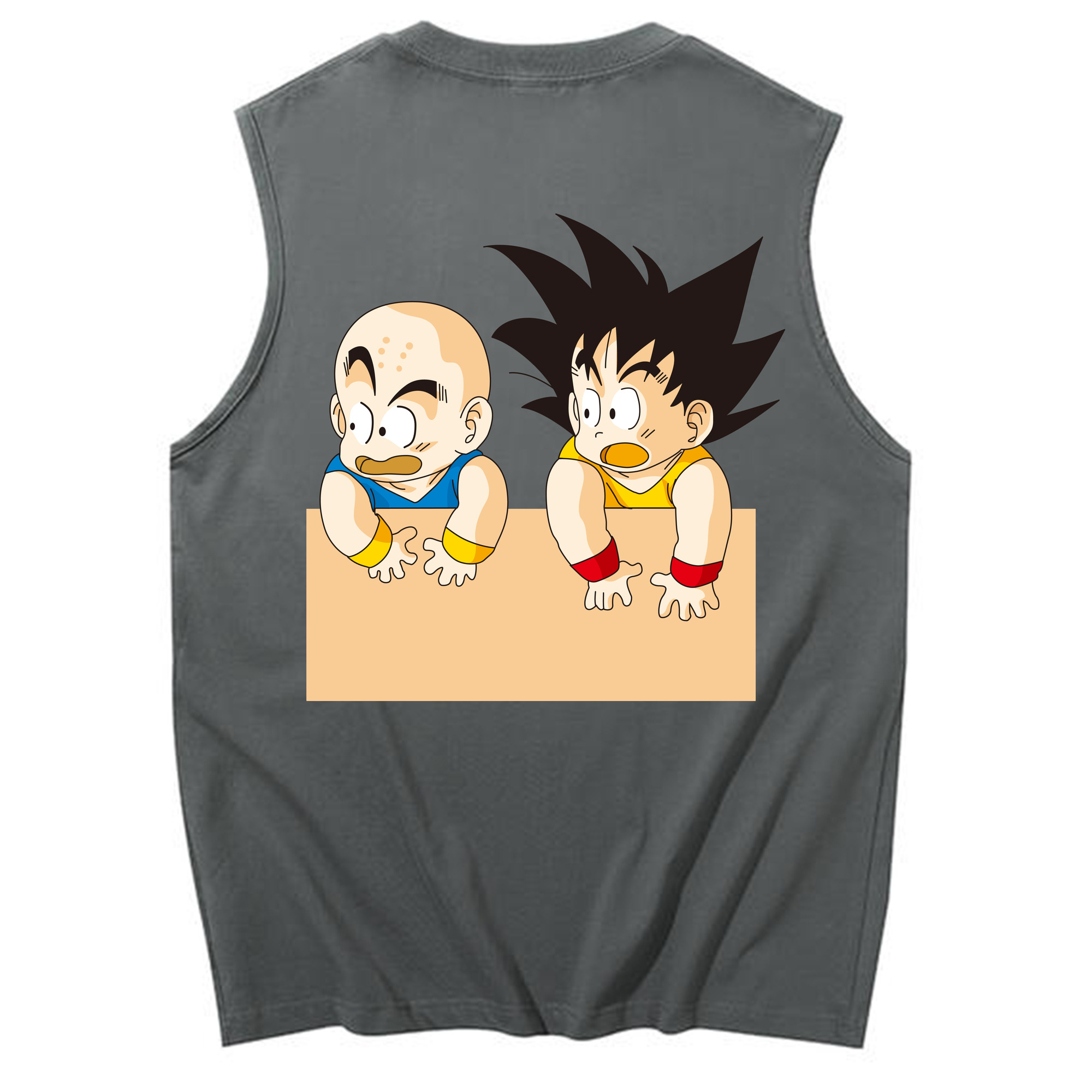 （画像用） ドラゴンボール 孫悟空（そん ごくう）Son Goku カカロット DRAGON BALL Kakarotto コットン100％タンクトップ（背面プリント）